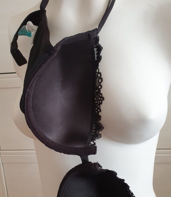 Infiore Italiaanse push-up gel beha kleur ZWART, Maat 80B - Afbeelding 3