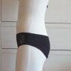 DRIE stuks Italiaanse katoenen dames slip in ZWART, puur en kwalitatieve slip Maat M - Afbeelding 3