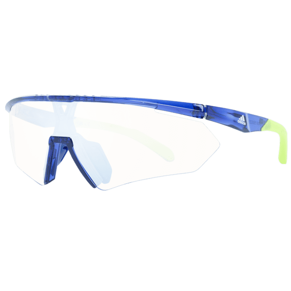 Adidas heren sport zonnebril SP0027 91X 00 - volledige UVA en UVB filter - Blauw/Transparant - Afbeelding 2