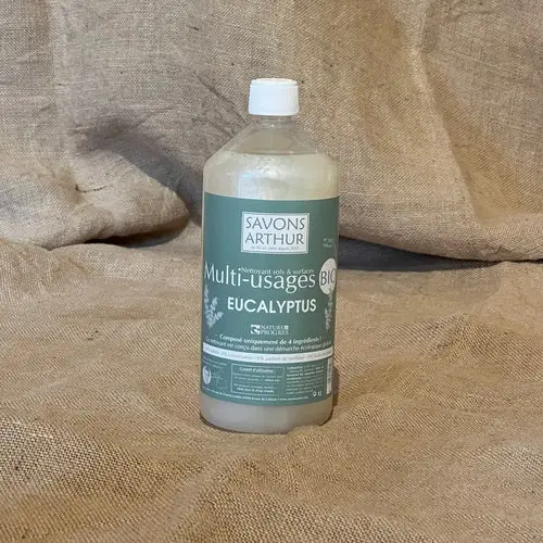 Savons Arthur Organische eucalyptus multifunctionele reiniger - gemaakt in Frankrijk - allesreiniger - huis en tuin schoonmaker 1ltr