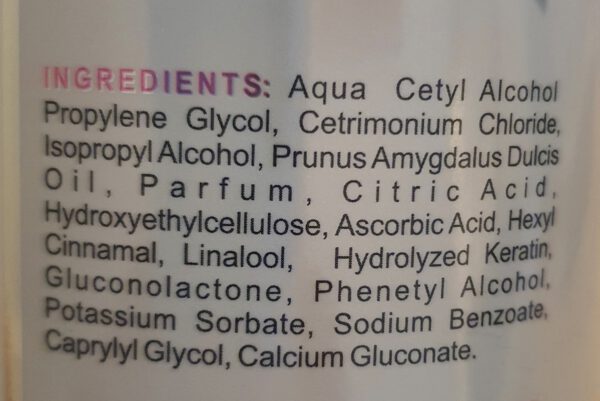Lunel Zoete amandel melk haar masker - gevoelige hoofdhuid - keratine - voeden en kalmeren 1000ml - Afbeelding 2