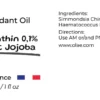 Verjongende serum Astaxanthine 0,1% in Jojoba, antioxiderende olie 30ml - Afbeelding 3