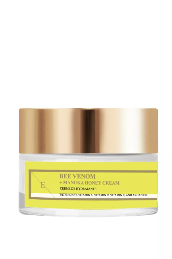 Luxe Bijengif en Manuka Honing gezicht Crème - rijke creme - Co-enzyme Q10 - Arganolie - gladde huid 50ml