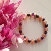 Armband van Carneool en agaat - Afbeelding 3
