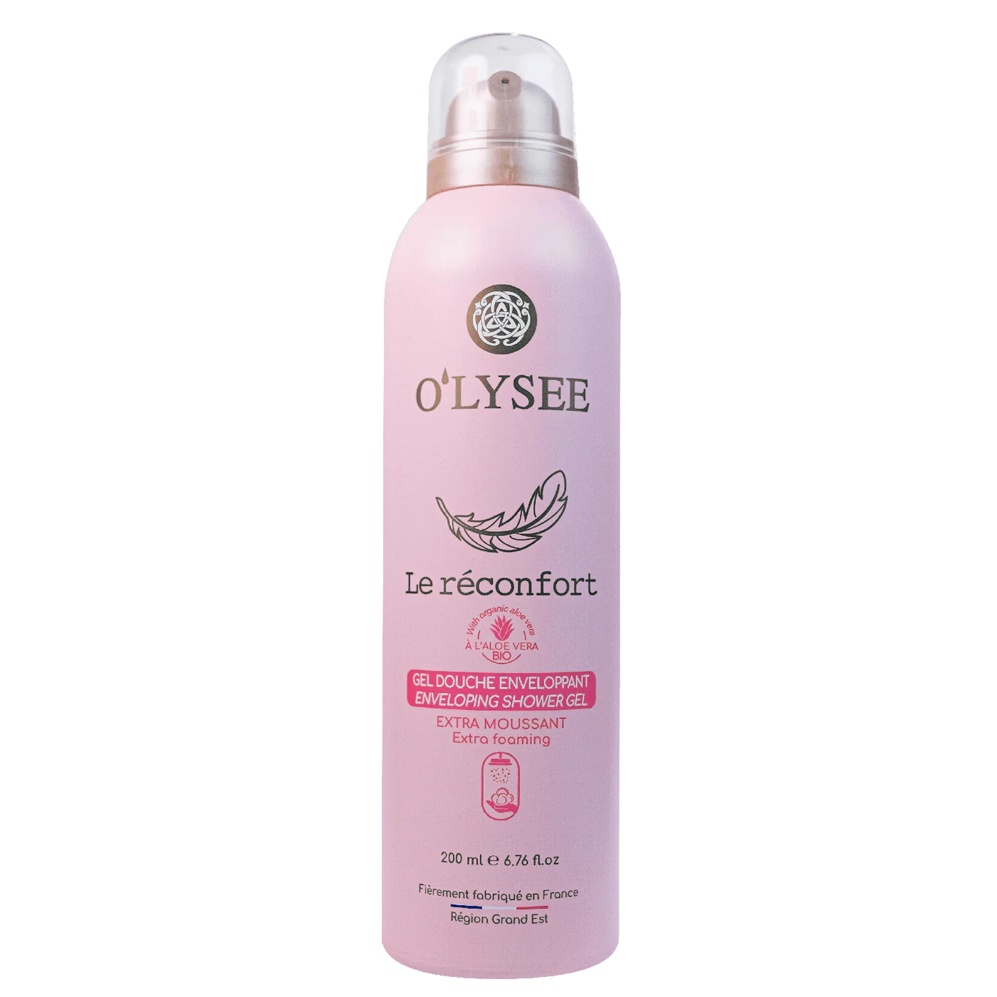 Biologische doucheschuim Le Réconfort extra schuimende douchegel - gevoelige en droge huid - aloe vera 200ml