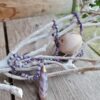 Boho edelsteen lange ketting - kralen ketting  PAARS kleur - Amethist - Afbeelding 2