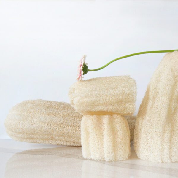 Organische Loofah Spons - natuurlijk product - uitstekend voor droge huid - 25 cm - Afbeelding 2