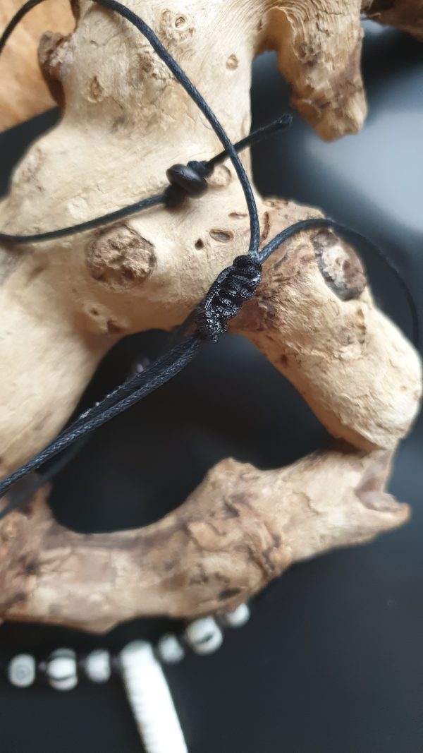 Handgemaakte heren ketting van Maori Yak bot 1st - Afbeelding 3