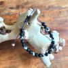 Heren mannen handgemaakte edelsteen armband van onyx en agaat - Afbeelding 4