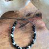 Heren mannen handgemaakte edelsteen armband van onyx en agaat - Afbeelding 3