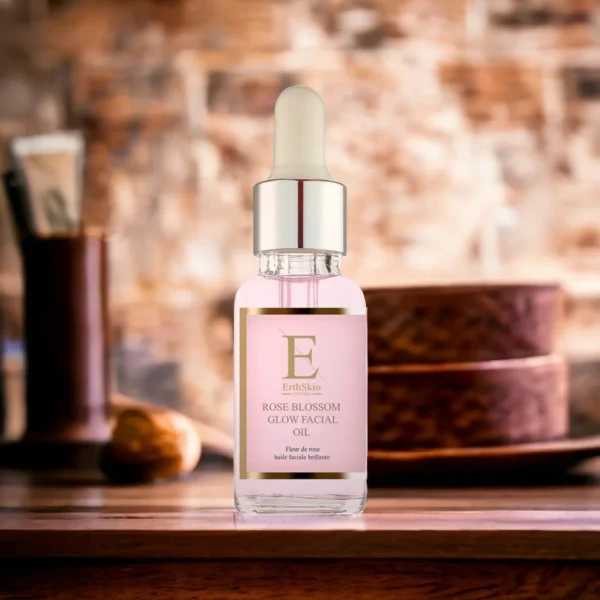 Luxe Rose Blossom Glow Gezichtsolie - beta - glucaan - verwen jezelf en je huid 30ml - Afbeelding 3
