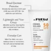 Doeltreffende Italiaanse zonnecrème voor gezicht spf 50 - beschermt en herstelt - ook geschikt voor mama´s 50ml - Afbeelding 2