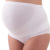 Elastische zwangerschap slip met hoge talie, kleur WIT, MAAT L/XL - Afbeelding 2